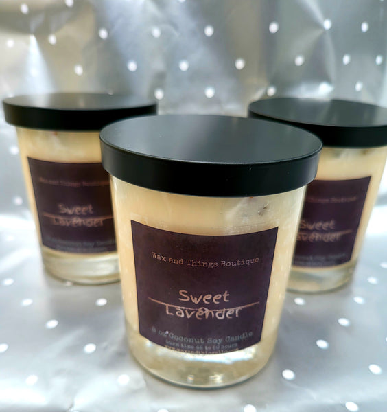 8oz Coconut Soy Jar Candles